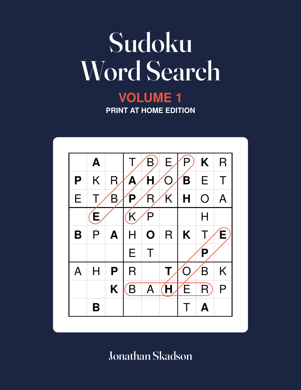 Sudoku Word Search, Volume 1 cover